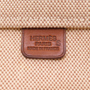 美品 エルメス スティープル トート ラージ キャンバス ベージュ トートバッグ バッグ 0084 【中古】 HERMES