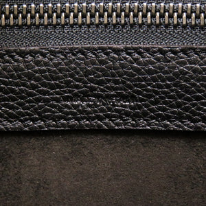 美品 セリーヌ ラゲージ マイクロショッパー レザー ブラック シルバー金具 ハンドバッグ 黒 0093 【中古】 CELINE