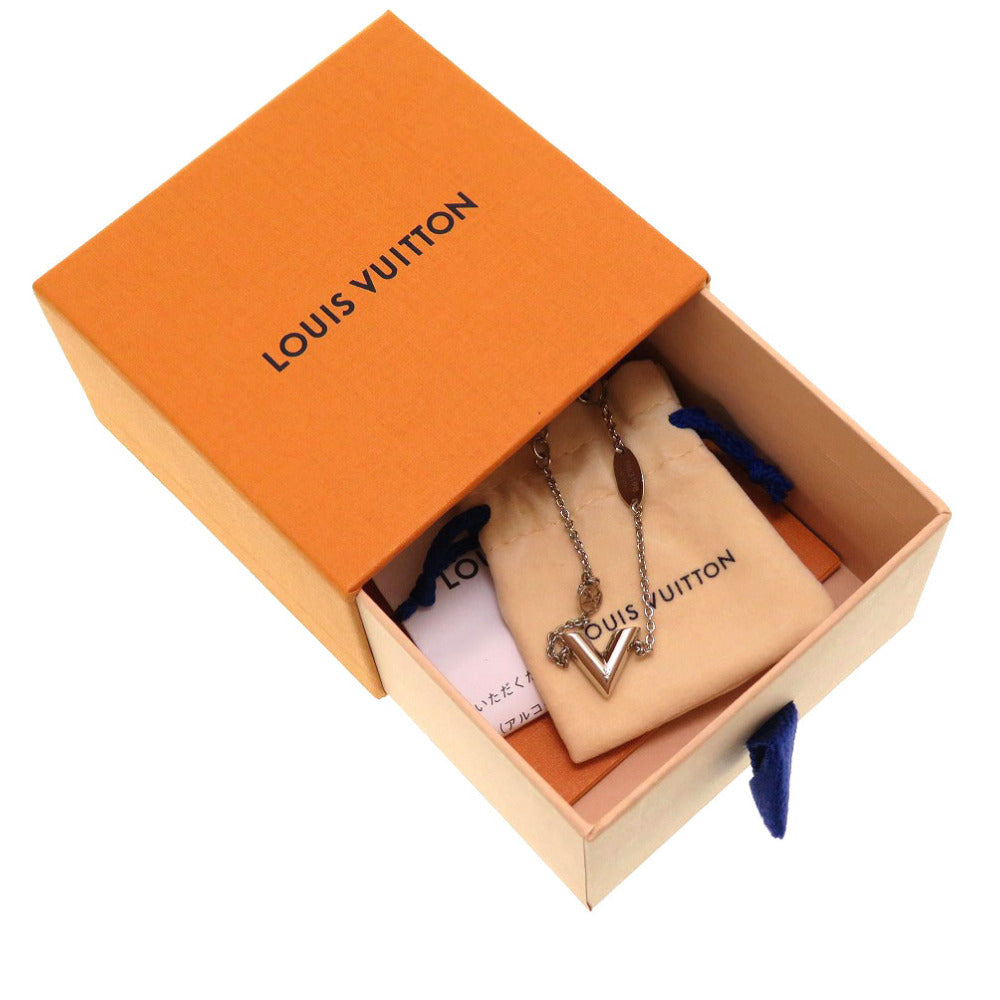 新品同様 ルイ ヴィトン ブラレス エッセンシャルV M63198 シルバー ブレスレット アクセサリー LV 0100 【中古】 LOUIS VUITTON