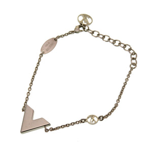 新品同様 ルイ ヴィトン ブラレス エッセンシャルV M63198 シルバー ブレスレット アクセサリー LV 0100 【中古】 LOUIS VUITTON