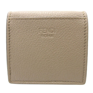 美品 フェンディ ピーカブー 8M0453 レザー グレー コインケース 財布 0107【中古】FENDI