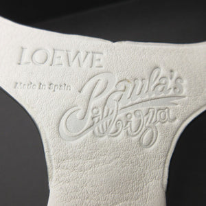 新品同様 ロエベ イルカ レザー ホワイト 白 マルチカラー コインケース 0110【中古】LOEWE