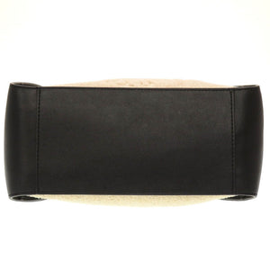 新品同様 ステラマッカートニー アルターナッパ ファー ブラック 黒 アイボリー トート ショルダーバッグ 0117【中古】STELLA McCARTNEY