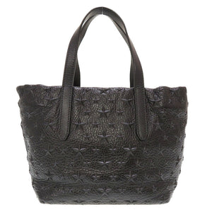 ジミーチュウ サラ スタースタッズ ミニ レザー ブラック 黒 2way トートバッグ 0121【中古】JIMMY CHOO