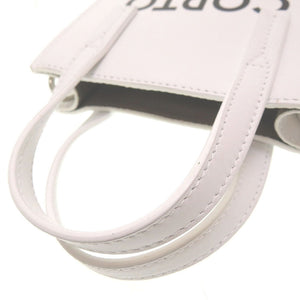 新品同様 コルトモルテド ウィンダンシー レザー ホワイト 白 ロゴ アイフォンケース ショルダーバッグ 0123【中古】CORTO MOLTEDO×WDS