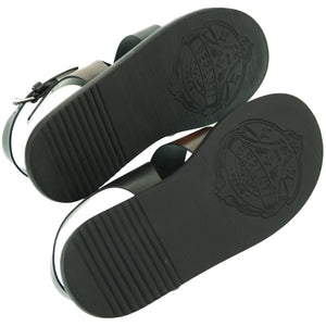 未使用品 ベルルッティ シフノス サンダル レザー ブラック/ブラウン サイズ10.5 シューズ 0130【中古】BERLUTI メンズ