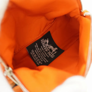新品同様 エルメス ボリードポーチ ミニミニ 15 ポーチ オレンジ 0131【中古】HERMES
