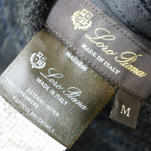 新品同様 ロロピアーナ カシミヤ100% リバーシブル ニット カーディガン FAF9225 ネイビー/グレー サイズM 0136【中古】Loro Piana レディース