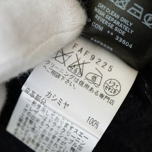 新品同様 ロロピアーナ カシミヤ100% リバーシブル ニット カーディガン FAF9225 ネイビー/グレー サイズM 0136【中古】Loro Piana レディース