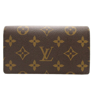 新品同様 ルイヴィトン モノグラム M61736トレゾール ブラウン 茶 2つ折り長財布 財布 0147【中古】LOUIS VUITTON