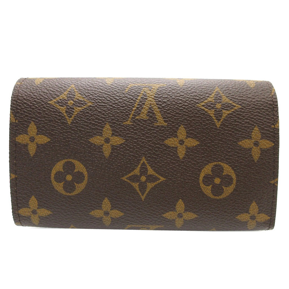 新品同様 ルイヴィトン モノグラム M61736トレゾール ブラウン 茶 2つ折り長財布 財布 0147【中古】LOUIS VUITTON