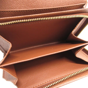 新品同様 ルイヴィトン モノグラム M61736トレゾール ブラウン 茶 2つ折り長財布 財布 0147【中古】LOUIS VUITTON