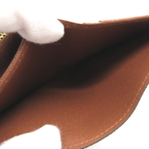 新品同様 ルイヴィトン モノグラム M61736トレゾール ブラウン 茶 2つ折り長財布 財布 0147【中古】LOUIS VUITTON