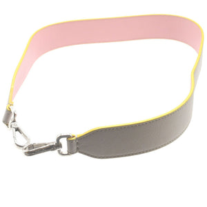 フェンディ レザー グレー ピンク ショルダーストラップ 0150【中古】FENDI