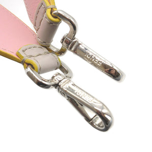 フェンディ レザー グレー ピンク ショルダーストラップ 0150【中古】FENDI