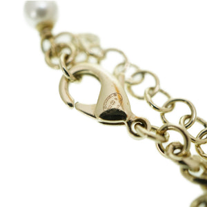 シャネル ココマーク フェイクパール ハート ネックレス B22B アクセサリー 0154【中古】CHANEL