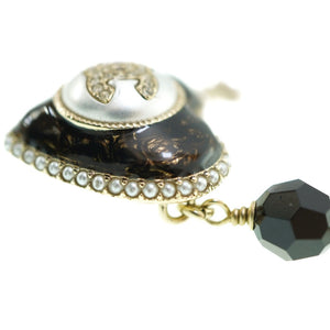 シャネル ココマーク フェイクパール ハート ネックレス B22B アクセサリー 0154【中古】CHANEL