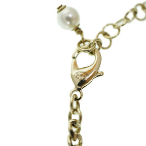 シャネル ココマーク フェイクパール ハート ネックレス B22B アクセサリー 0154【中古】CHANEL