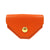 エルメス  ル・カランユイットLE48 G刻印 シェーブル シルバー金具 レッド オレンジ コインケース 0157【中古】HERMES