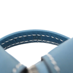 新品同様 エルメス D刻印 ヴォーガリバー シルバー金具 ブルージーン ペンケース 0158【中古】HERMES