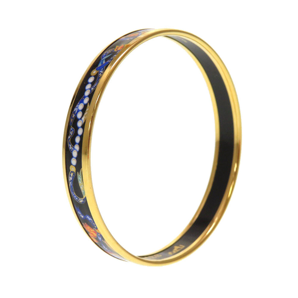 美品 エルメス エマイユPM バングル ゴールド アクセサリー 0163 【中古】 HERMES