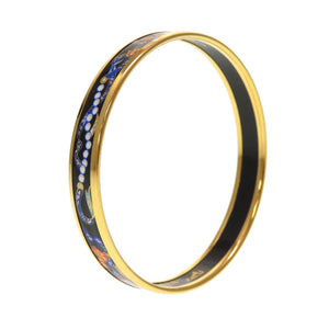 美品 エルメス エマイユPM バングル ゴールド アクセサリー 0163 【中古】 HERMES