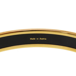 美品 エルメス エマイユPM バングル ゴールド アクセサリー 0163 【中古】 HERMES