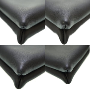 新品同様 ザ ロウ ニュー ミニ ツイン W1236 ショルダーバッグ レザー ブラック 黒 0169【中古】THE ROW NU Mini TWIN