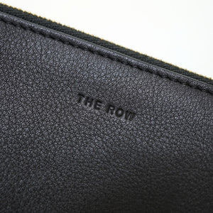 新品同様 ザ ロウ ニュー ミニ ツイン W1236 ショルダーバッグ レザー ブラック 黒 0169【中古】THE ROW NU Mini TWIN