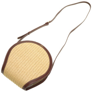 美品 A.P.C. アーペーセー ショルダーバッグ ラフィア/レザー 0170【中古】APC