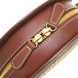 美品 A.P.C. アーペーセー ショルダーバッグ ラフィア/レザー 0170【中古】APC