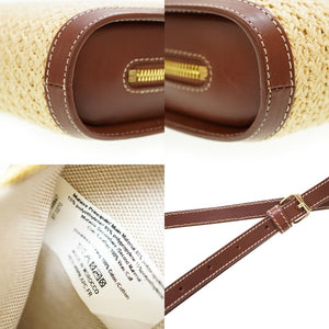 美品 A.P.C. アーペーセー ショルダーバッグ ラフィア/レザー 0170【中古】APC