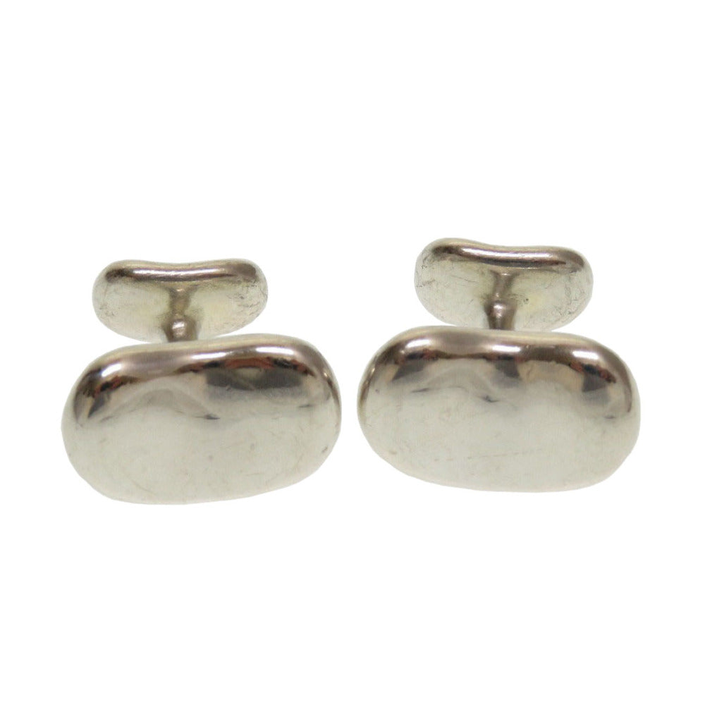 ティファニー ビーン デザイン カフリンクス カフス シルバー925 アクセサリー 0173 【中古】 TIFFANY&Co.