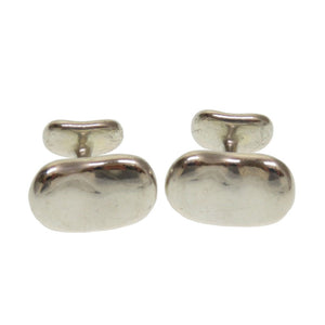 ティファニー ビーン デザイン カフリンクス カフス シルバー925 アクセサリー 0173 【中古】 TIFFANY&Co.