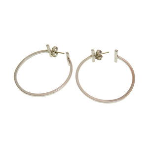 ティファニー Tワイヤー フープ ピアス シルバー925 アクセサリー 0174 【中古】 TIFFANY&Co.