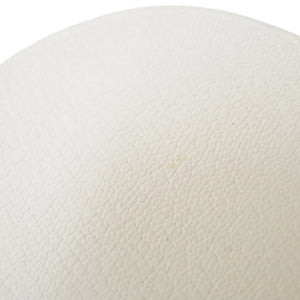 美品 エルメス サマルカンド バッグチャーム キーホルダー レザー/シルク ホワイト/オレンジ 0181【中古】HERMES