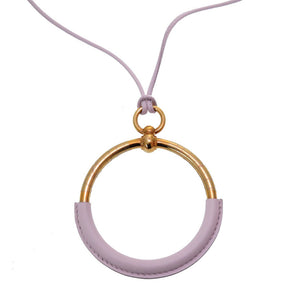 未使用 エルメス グランドループネックレス ヴォースイフト モーヴペール T刻印 ネックレス アクセサリー 0188 【中古】 HERMES