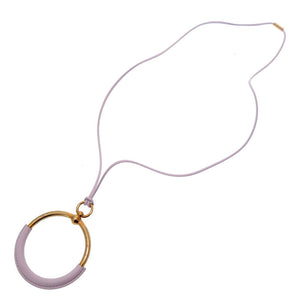 未使用 エルメス グランドループネックレス ヴォースイフト モーヴペール T刻印 ネックレス アクセサリー 0188 【中古】 HERMES