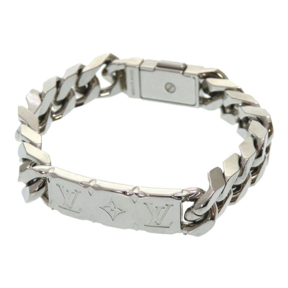 美品 ルイ ヴィトン チェーンブレスレット モノグラム M00270 ブレスレット メタル シルバー アクセサリー LV 0189 【中古】 LOUIS VUITTON