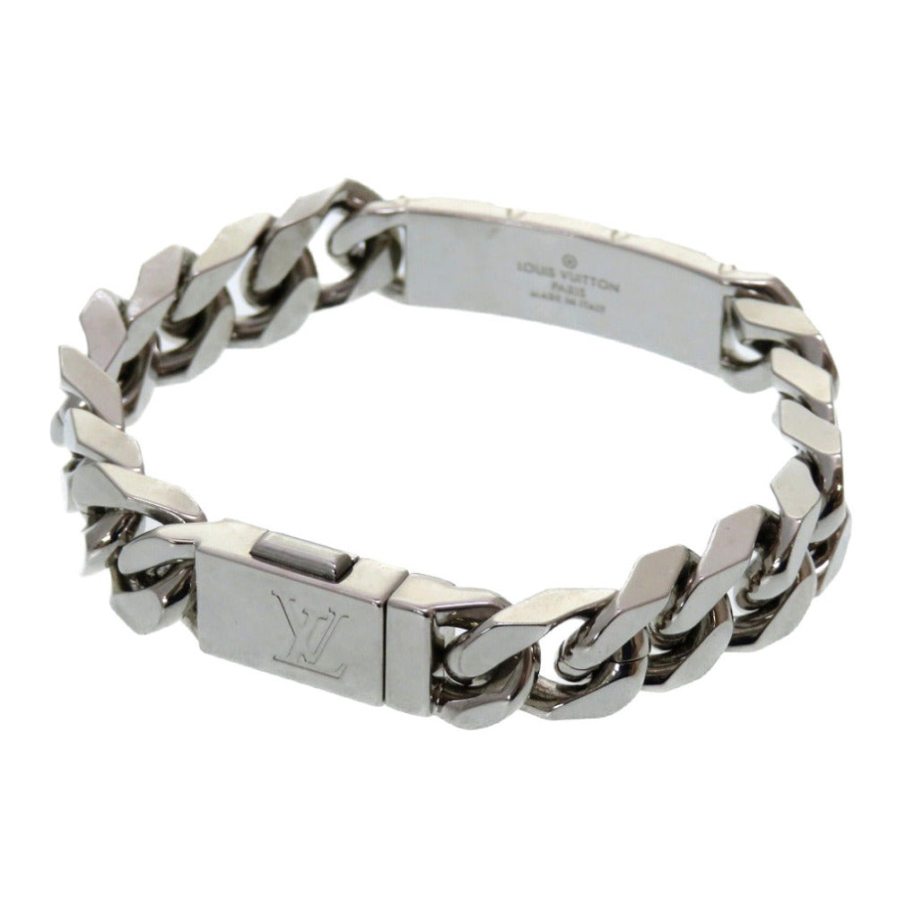 美品 ルイ ヴィトン チェーンブレスレット モノグラム M00270 ブレスレット メタル シルバー アクセサリー LV 0189 【中古】 LOUIS VUITTON