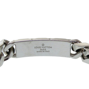 美品 ルイ ヴィトン チェーンブレスレット モノグラム M00270 ブレスレット メタル シルバー アクセサリー LV 0189 【中古】 LOUIS VUITTON