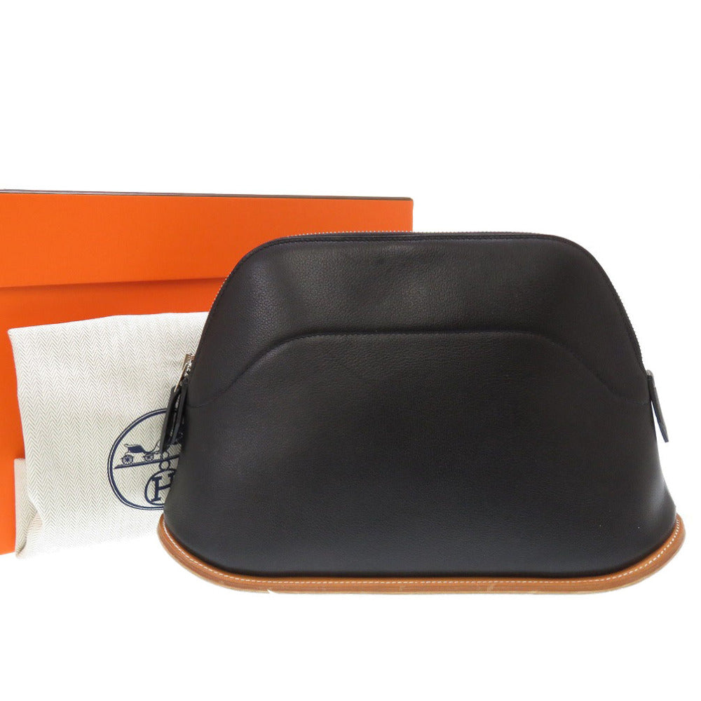 美品 エルメス ボリードスケート31 デッサン2 エヴァ―グレイン ブラック シルバー金具 B刻印(2023年製) ショルダーバッグ バッグ 黒 0263 【中古】 HERMES ボリード エバーグレイン