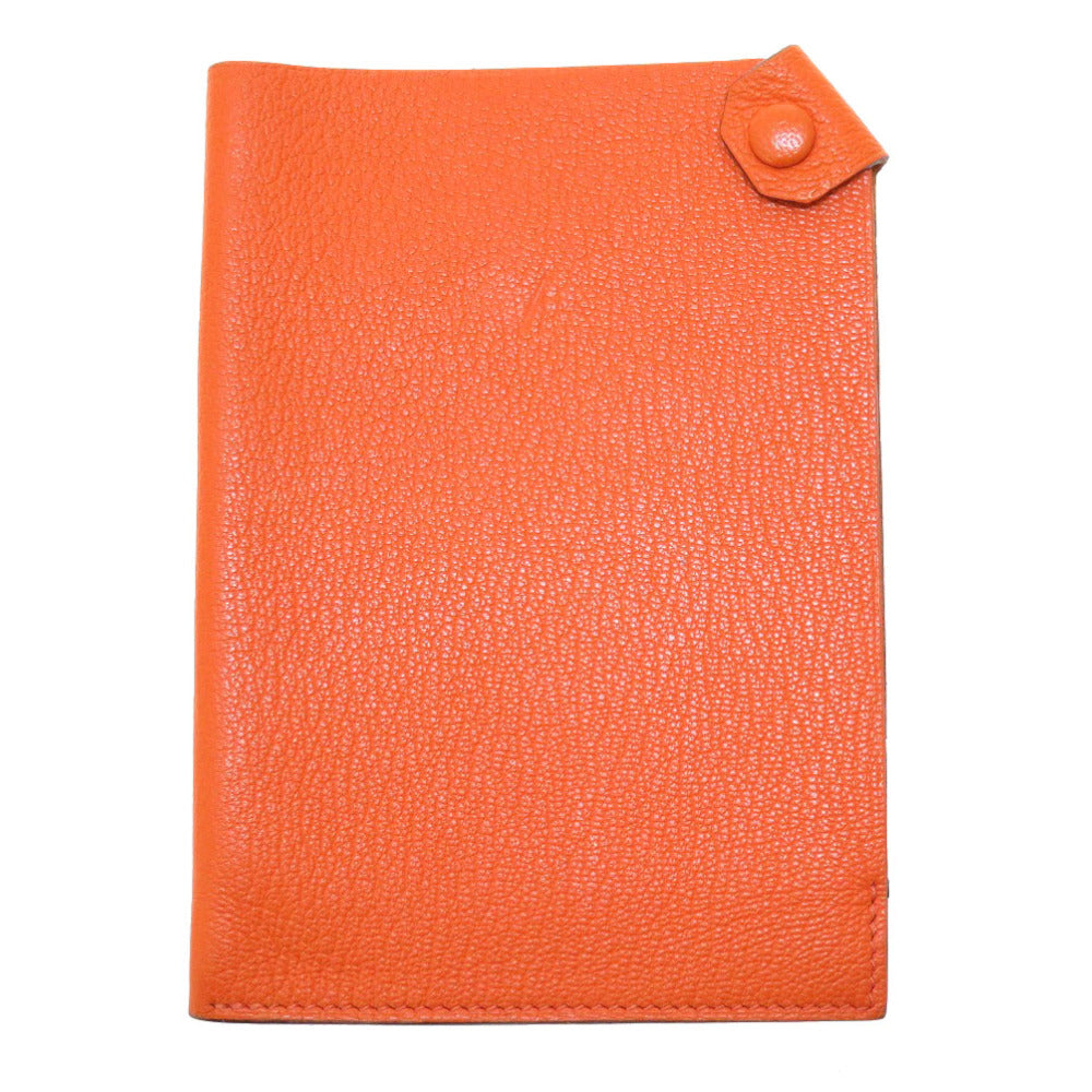 エルメス タルマックPM シェーブル ポティロン オレンジ パスケース パスポートケース 0266 【中古】 HERMES