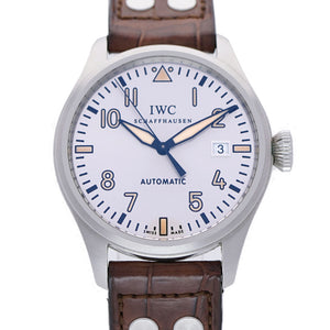 美品 IWC インターナショナルウォッチカンパニー IW325512 MARK XVI パイロットウォッチ 自動巻き 腕時計 SS/マットクロコ 0001【中古】IWC メンズ