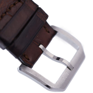 美品 IWC インターナショナルウォッチカンパニー IW325512 MARK XVI パイロットウォッチ 自動巻き 腕時計 SS/マットクロコ 0001【中古】IWC メンズ