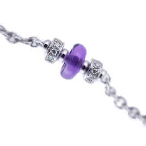 新品同様 ブルガリ メディテラネアン エデン K18WG トパーズ アメジスト ダイヤ 750 ネックレス ダイヤモンド ジュエリー 0005【中古】BVLGARI アクセサリー