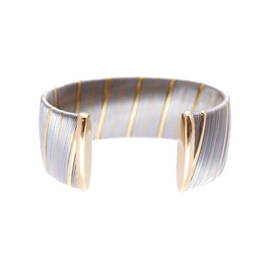 新品同様 カルティエ アンティーク バングル K18YG/SS アクセサリー ジュエリー 0008【中古】CARTIER