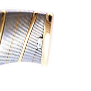 新品同様 カルティエ アンティーク バングル K18YG/SS アクセサリー ジュエリー 0008【中古】CARTIER