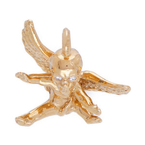 新品同様 クロムハーツ ハリスティータ 22K ダイヤ ペンダント トップ ネックレス チャーム K22YG/ダイヤモンド ゴールド ジュエリー アクセサリー 0015【中古】CHROME HEARTS