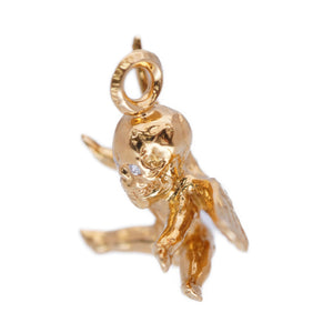 新品同様 クロムハーツ ハリスティータ 22K ダイヤ ペンダント トップ ネックレス チャーム K22YG/ダイヤモンド ゴールド ジュエリー アクセサリー 0015【中古】CHROME HEARTS